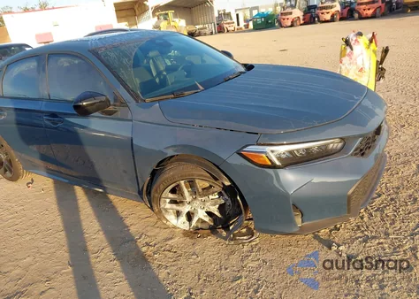 2025 Honda Civic Hybrid Sport/Sport Touring z USA, uszkodzony, nr VIN 2HGFE4F89SH342787